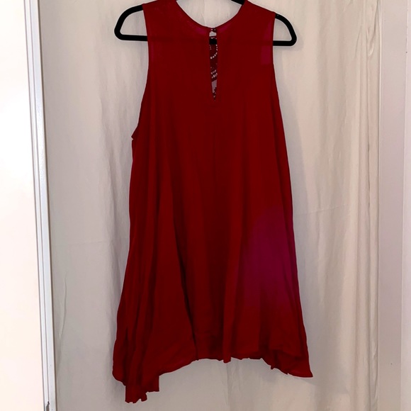 Entro Red Dress Size L - Picture 2 of 3